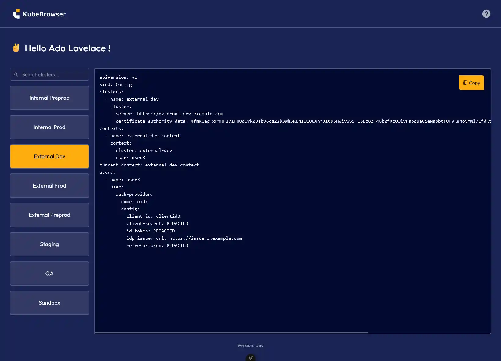 Kubebrowser UI